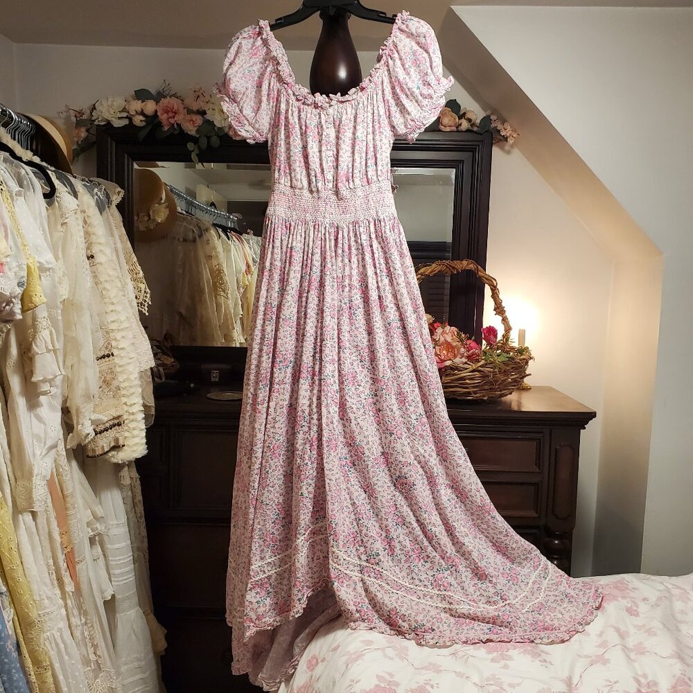 🧚🏻‍♀️💕LoveShackFancy Maxi Ren Dress XS Candy Heart